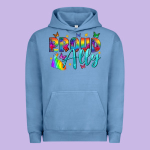 Proud Ally Urban Hoodie Designed By Nancycooperartshop