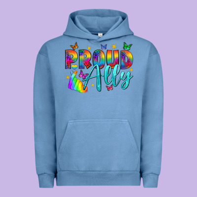 Proud Ally Urban Hoodie Designed By Nancycooperartshop