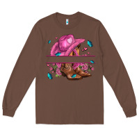 Chestnut pink cowgirl hat and roses Long Sleeve Tee - AdoDesignShop