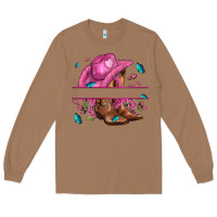 Toasted Coconut pink cowgirl hat and roses Long Sleeve Tee - AdoDesignShop