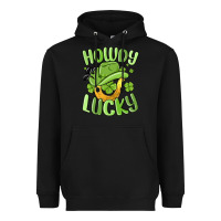 Black howdy go lucky st patrics day Heavyweight Hoodie - MaliasSmallBusiness