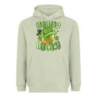 Matcha howdy go lucky st patrics day Heavyweight Hoodie - MaliasSmallBusiness