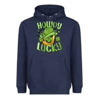 Navy howdy go lucky st patrics day Heavyweight Hoodie - MaliasSmallBusiness