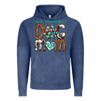 Vintage Denim kinda busy being a dog mom Vintage Hoodie - texasbilliewilder