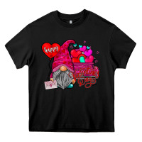 Black happy valentines day Heavy Core Tee - SublimationCraftShop