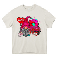 Cream happy valentines day Heavy Core Tee - SublimationCraftShop