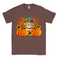 Chestnut fall scarecrow with pumpkins Classic Tee - Artiststas