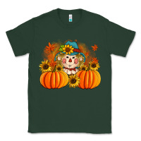 Sports Green fall scarecrow with pumpkins Classic Tee - Artiststas