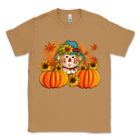 Toasted Coconut fall scarecrow with pumpkins Classic Tee - Artiststas
