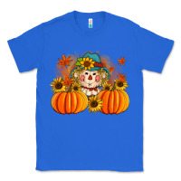 True Royal fall scarecrow with pumpkins Classic Tee - Artiststas