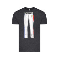 Vintage Black softball uniform pant fa element Vintage Tee - FaDigitalArtStudio