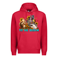 Cardinal Fall Tis The Season Animals Premium Hoodie - LillyAllenDesigns