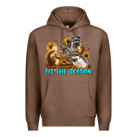 Chestnut Fall Tis The Season Animals Premium Hoodie - LillyAllenDesigns