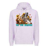 Lilac Fall Tis The Season Animals Premium Hoodie - LillyAllenDesigns