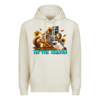 Fall Tis The Season Animals Premium Hoodie | Teevron