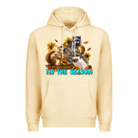 Pina Colada Fall Tis The Season Animals Premium Hoodie - LillyAllenDesigns