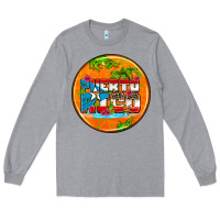 Heather Grey puerto rico coasters Long Sleeve Tee - AdoDesignShop