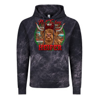 Cloud Black Highland Heifer Christmas Vintage Hoodie - RanaPortraitStore