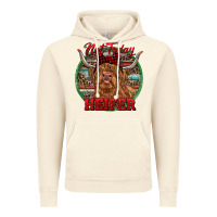 Vintage Artic Highland Heifer Christmas Vintage Hoodie - RanaPortraitStore