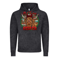 Vintage Black Highland Heifer Christmas Vintage Hoodie - RanaPortraitStore