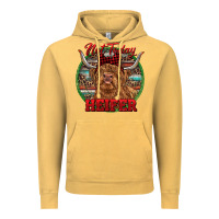 Vintage Mustard Highland Heifer Christmas Vintage Hoodie - RanaPortraitStore