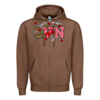 Chestnut valentines day lvn Zipper Hoodie - NancyCooperArtShop