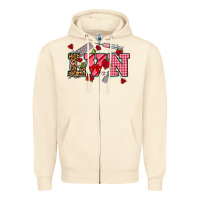 Sandshell valentines day lvn Zipper Hoodie - NancyCooperArtShop