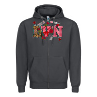 Smoke valentines day lvn Zipper Hoodie - NancyCooperArtShop