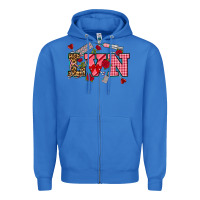 True Royal valentines day lvn Zipper Hoodie - NancyCooperArtShop