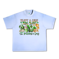 Grape Ice Just a Girl who Loves Saint Patrick's Day Urban Heavy Tee - RacoonDesign