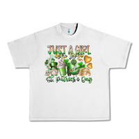 Lunar Rock Just a Girl who Loves Saint Patrick's Day Urban Heavy Tee - RacoonDesign
