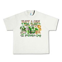 Pistachio Just a Girl who Loves Saint Patrick's Day Urban Heavy Tee - RacoonDesign