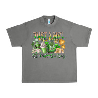 Tornado Just a Girl who Loves Saint Patrick's Day Urban Heavy Tee - RacoonDesign