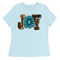 Baby Blue joy with gemstone ado Ladies Tee - AdoDesignShop