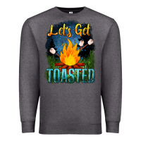 Charcoal Heather lets get toasted Premium Sweatshirt - NancyCooperArtShop