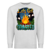 Dove Grey lets get toasted Premium Sweatshirt - NancyCooperArtShop