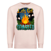 Pale Pink lets get toasted Premium Sweatshirt - NancyCooperArtShop