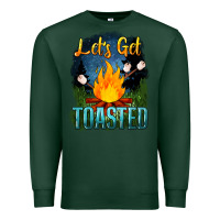 Sports Green lets get toasted Premium Sweatshirt - NancyCooperArtShop