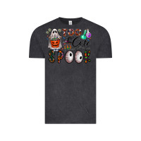 Vintage Black too cute to spook Vintage Tee - CowhideDigitalArt