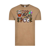 Vintage Coffee too cute to spook Vintage Tee - CowhideDigitalArt