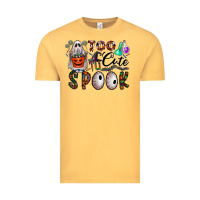 Vintage Mustard too cute to spook Vintage Tee - CowhideDigitalArt