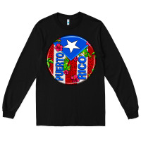 Black puerto rico coasters Long Sleeve Tee - AdoDesignShop