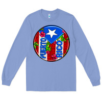 Colony Blue puerto rico coasters Long Sleeve Tee - AdoDesignShop