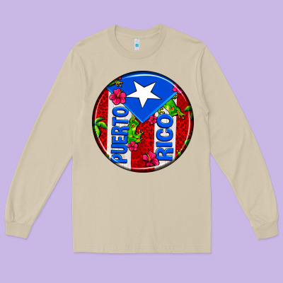 Puerto Rico Coasters Long Sleeve Tee Designed By Adodesignshop