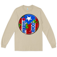 Mushroom puerto rico coasters Long Sleeve Tee - AdoDesignShop