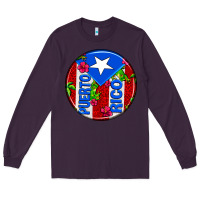 Plum puerto rico coasters Long Sleeve Tee - AdoDesignShop