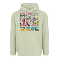 Matcha hair stylist typography Heavyweight Hoodie - MaliasSmallBusiness