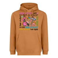 Meerkat hair stylist typography Heavyweight Hoodie - MaliasSmallBusiness