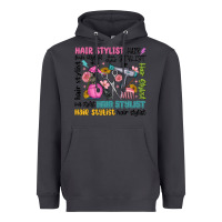Smoke hair stylist typography Heavyweight Hoodie - MaliasSmallBusiness