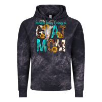 Cloud Black kinda busy being a goat mom Vintage Hoodie - texasbilliewilder